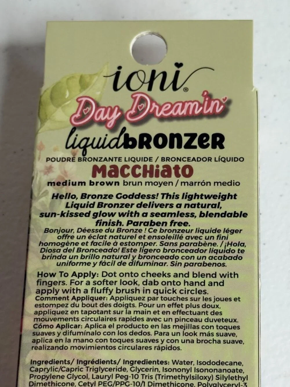 Ioni Liquid Bronzer Macchiato Medium Brown 2 Pack Day Dreamin